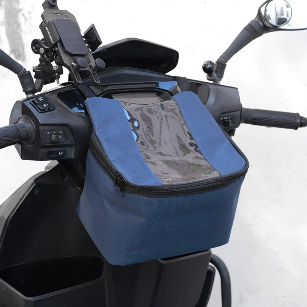Durable Large Capacity Mountain Bike Bag Waterproof Viewing Window Electric Scooter Bag Storage Bag