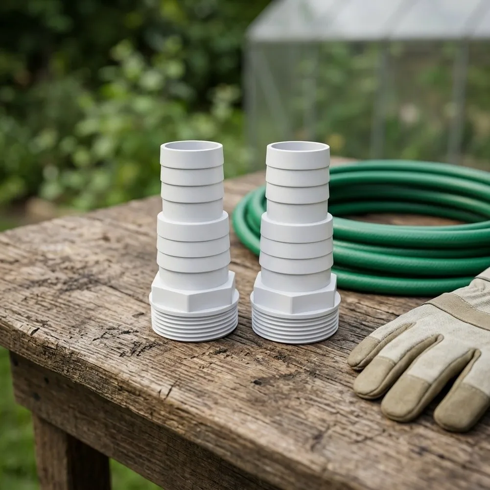 White ABS Hose Nozzle Set for Pool For Filter Pumps Robust Wall Thickness Mechanical Force Resistance 2/8/16 pcs