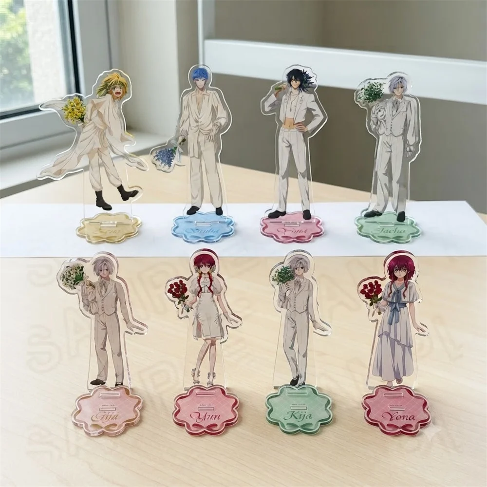 15CM HOT Charm Yona of the Dawn Anime Keychain Acrylic Stand Model Cosplay Characters Ornament Accesorios Goods Collection Gifts