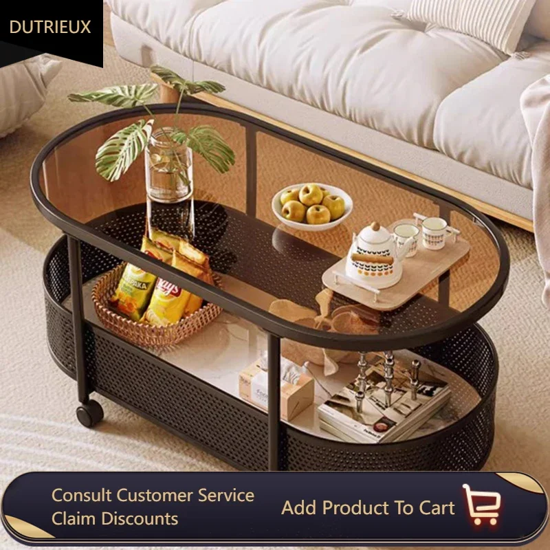 

Glass Modern Coffee Table Center Designer Nordic Mobile Coffee Table Black Floor Mesas De Centro Para Sala Home Furniture