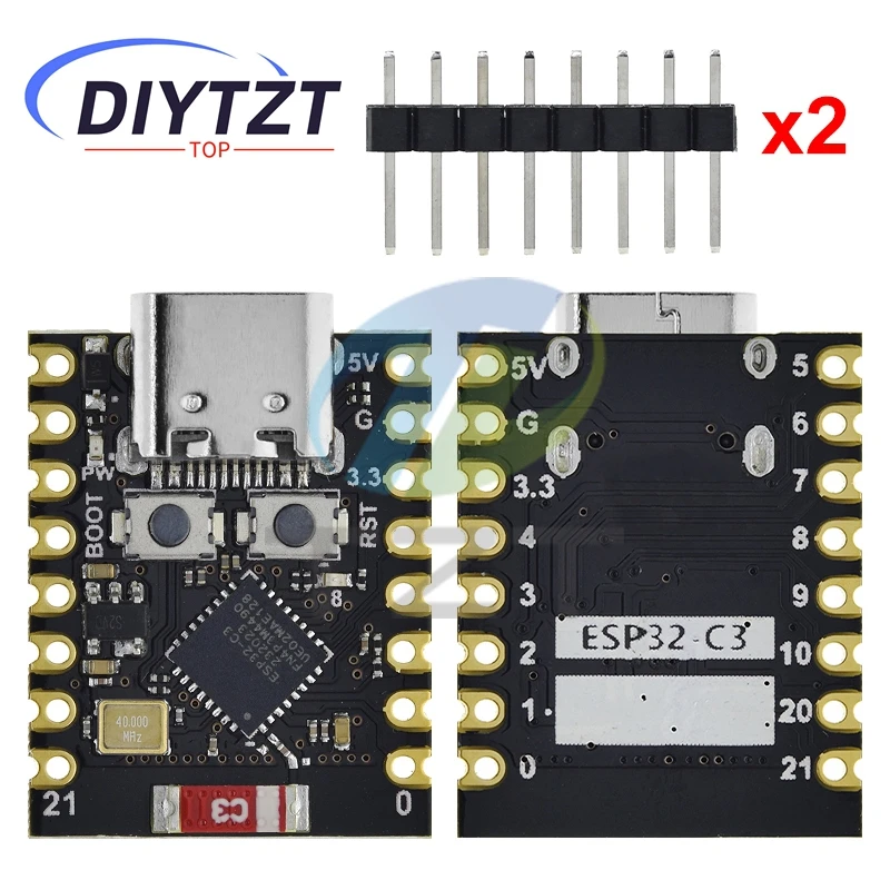 DIYTZT 1/5PCS ESP32-C3 Development Board ESP32 SuperMini Development Board ESP32 Development Board WiFi Bluetooth For Arduino