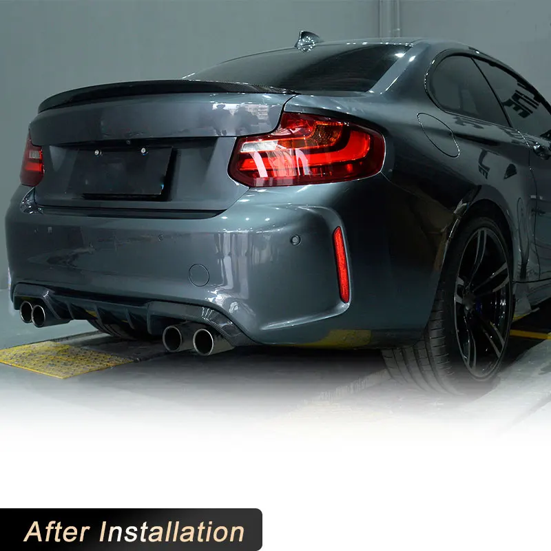 Car Rear Trunk Spoiler Wings For BMW 2 Series F22 F23 F87 M2 220i 228i M235i Coupe 2014-2017 Carbon Boot Lid Wing Lip Spoiler view 3