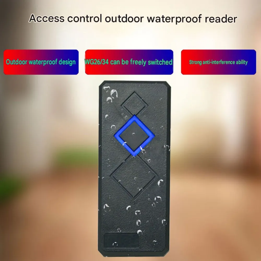 B92B-Wiegand 26 RFID Access Control Card Reader - WG26 Door Entry Reader For Security Systems