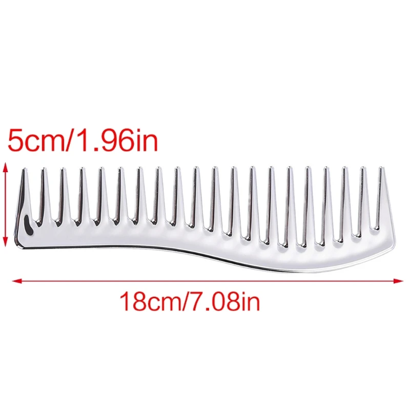 Electroplated Hair Combs Hair Brush Comb Barber Hair Comb Hair Styling Tools Salon Accessories for Hair Stylists image 6