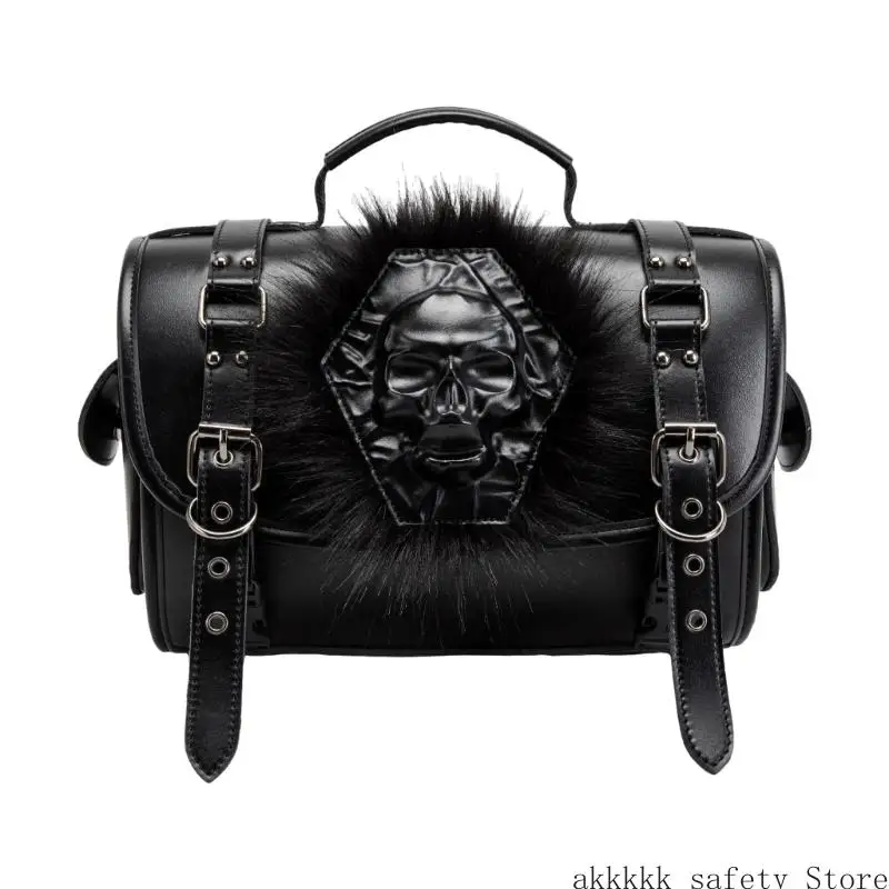 

Heavy Duty Motorcycle Saddlebag PU Leather Waterproof Large Capacity Side Bag For Bikers Travel Commuting
