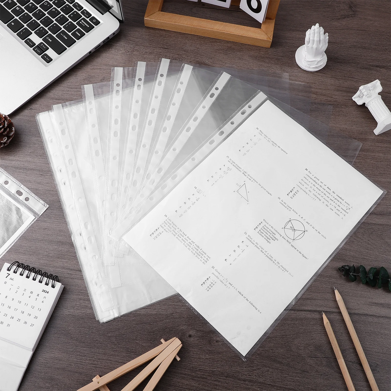 

100 шт., прозрачные рукава для переплета, защитные пленки с верхней загрузкой, пластиковые защитные пленки для папок, защита документов