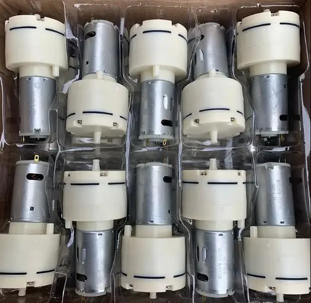DC12V Mute 550 555 Air Pump Motor Negative Pressure 60Kpa 15L/min Device Fish Tank Aeration Oxygenation, Inflation Extraction