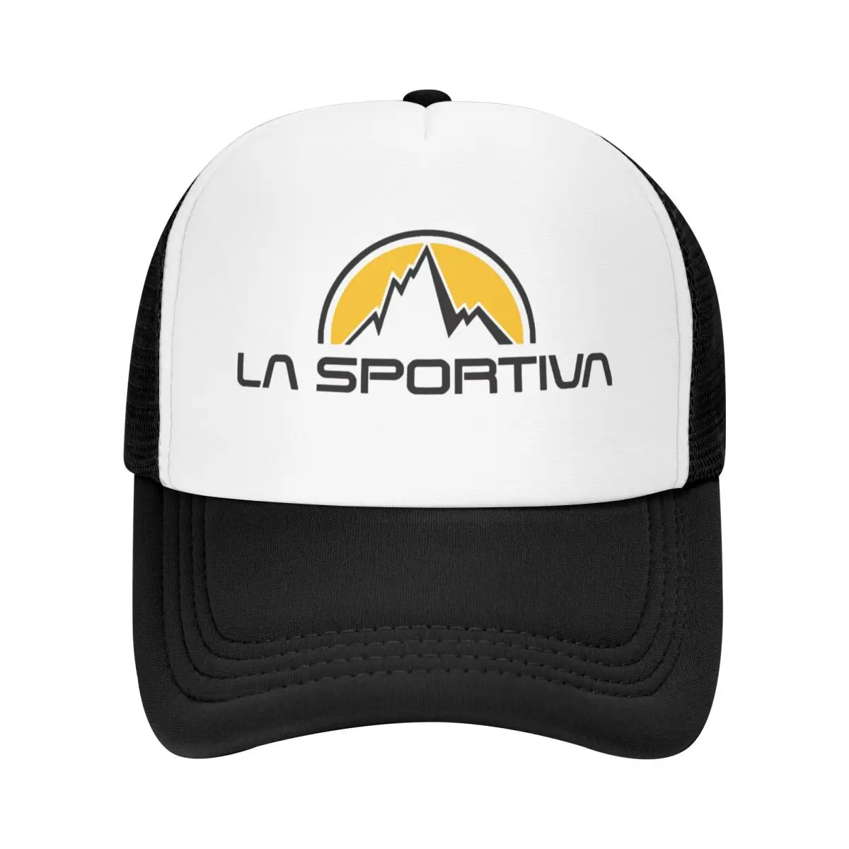 La Sportiva Logo Trucker Hat Men Women Casual Climbing Hat Sun Hat Adjustable Snapback Caps Mesh Baseball Caps Summer