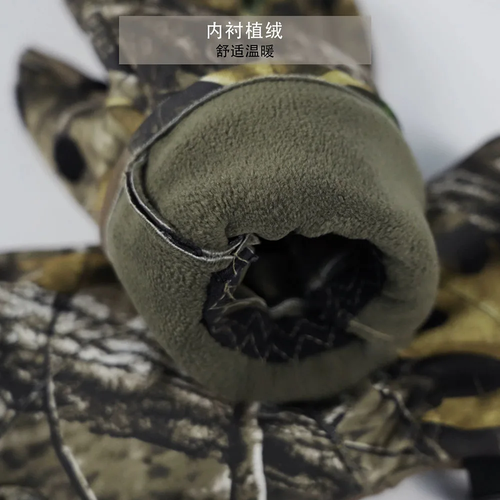 Guantes de caza lana biónicos impermeables antideslizantes invierno - imagen 3