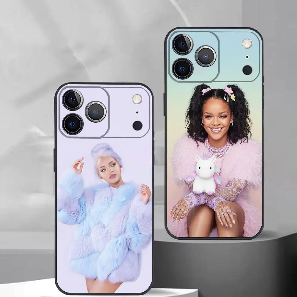 

S-Singer R-Rihannas Phone Case Silicone Soft For IPhone 17 16 15 14 13 12 11 X XR Plus Pro Max Plus