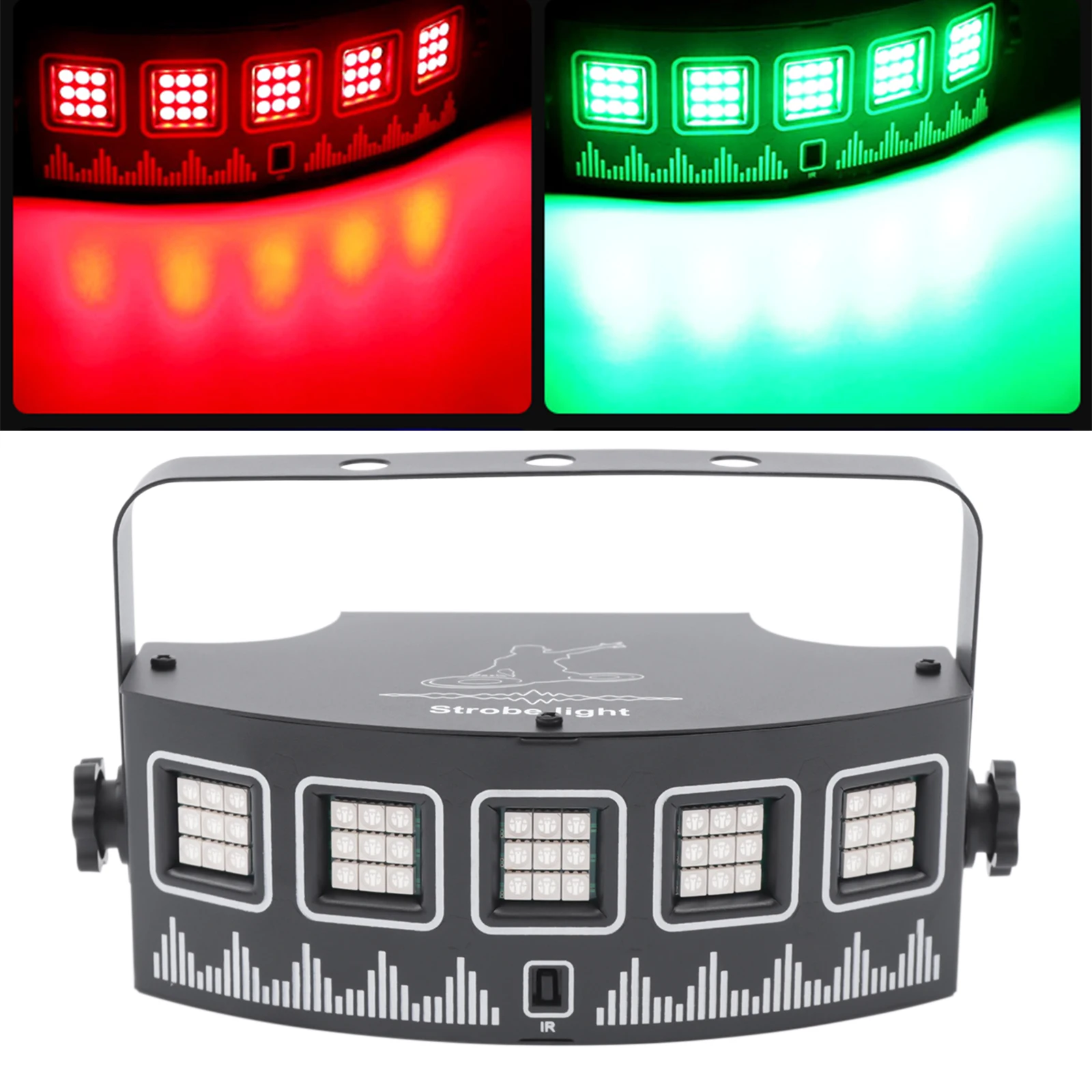 Proyector de luz LED para DJ, iluminación de escenario de discoteca, efecto de luz para fiesta de DJ, luces estroboscópicas de escenario, regalo