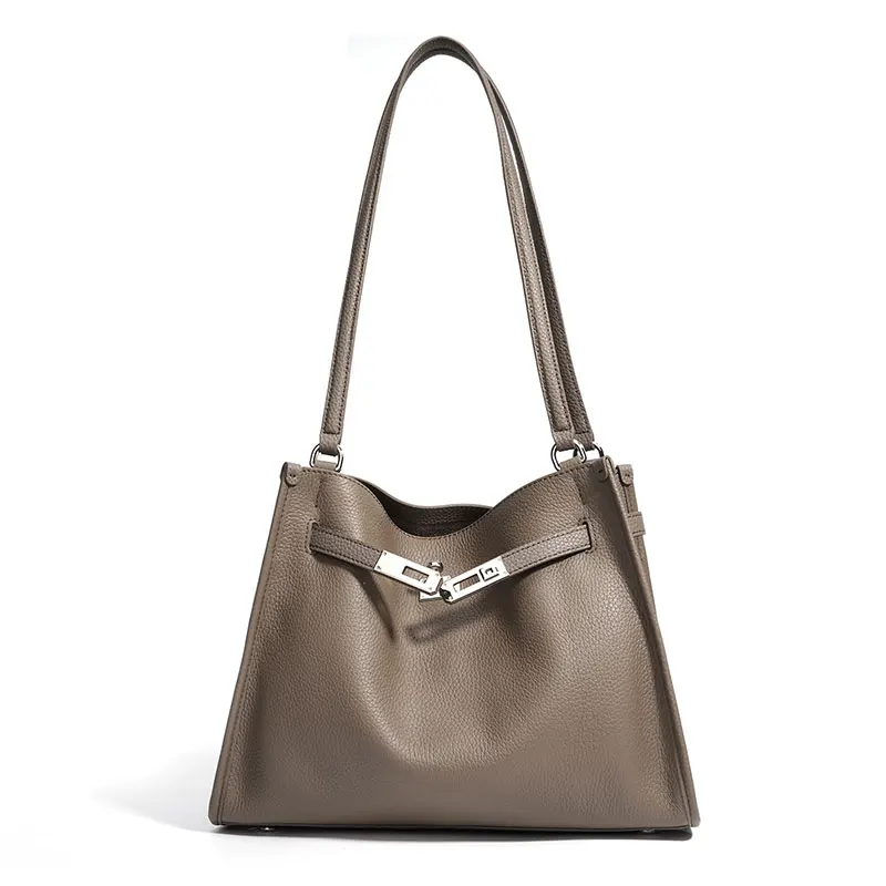 

Роскошная дизайнерская женская сумка-тоут, новинка 2026, женская сумка на плечо из натуральной кожи, сумки большой вместимости, женские дорожные сумки