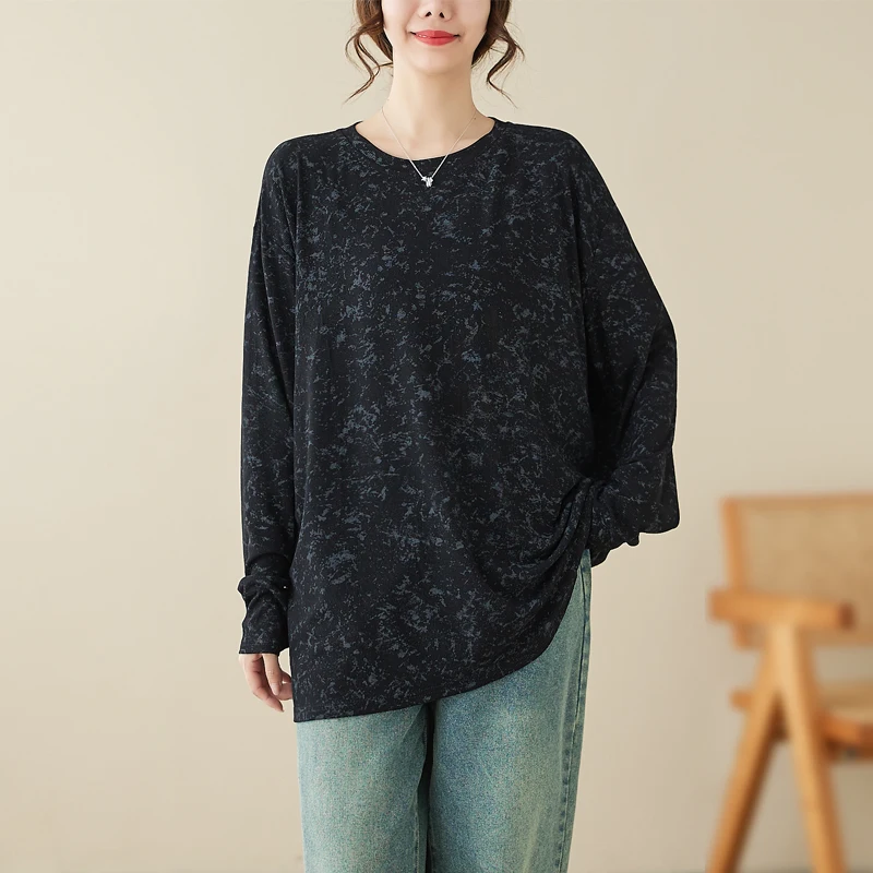 Dopasowany sweter z dzianiny, cienki, na jesień i zimę, z nadrukiem, bazowa warstwa, zapinany na guziki, damski sweter modny.