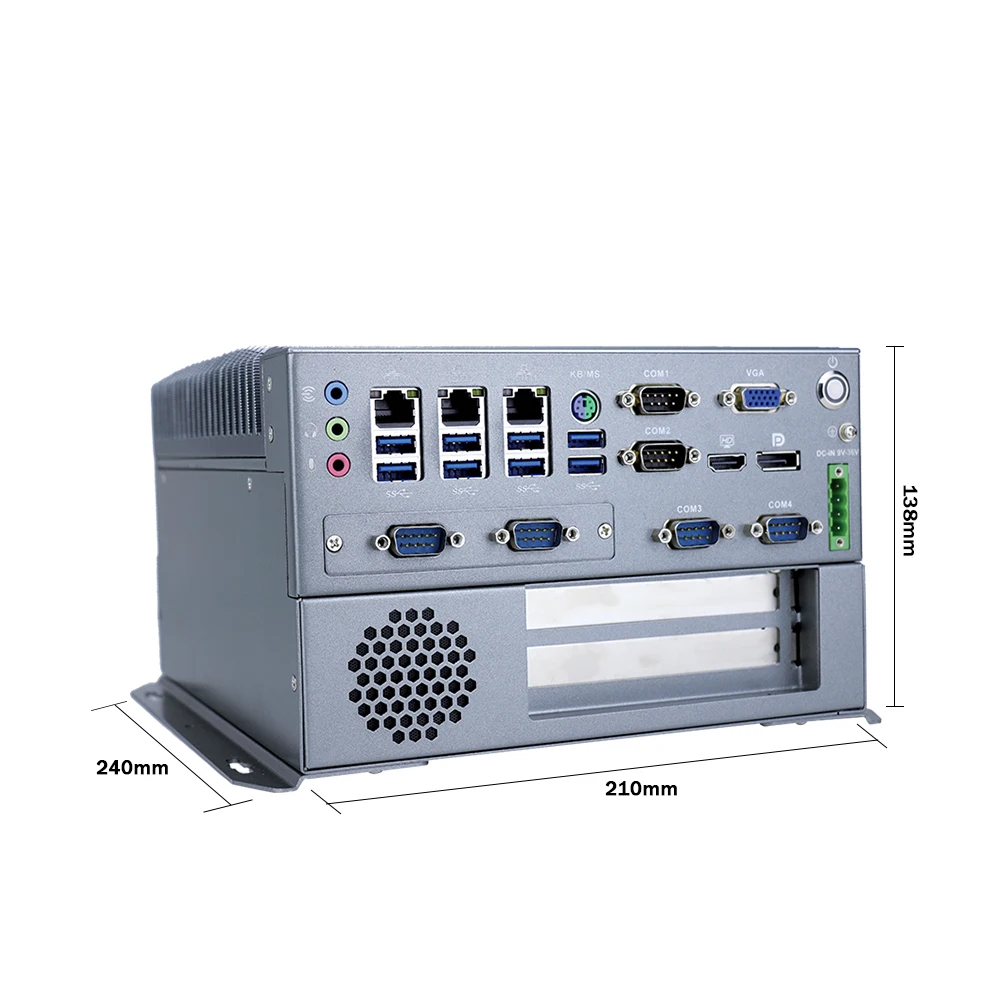 Good Reputation Supplier 1*PCIE X16 + 1*PCI Expansion Slot Minibox Quad Core Eight Threads Industrial Pc