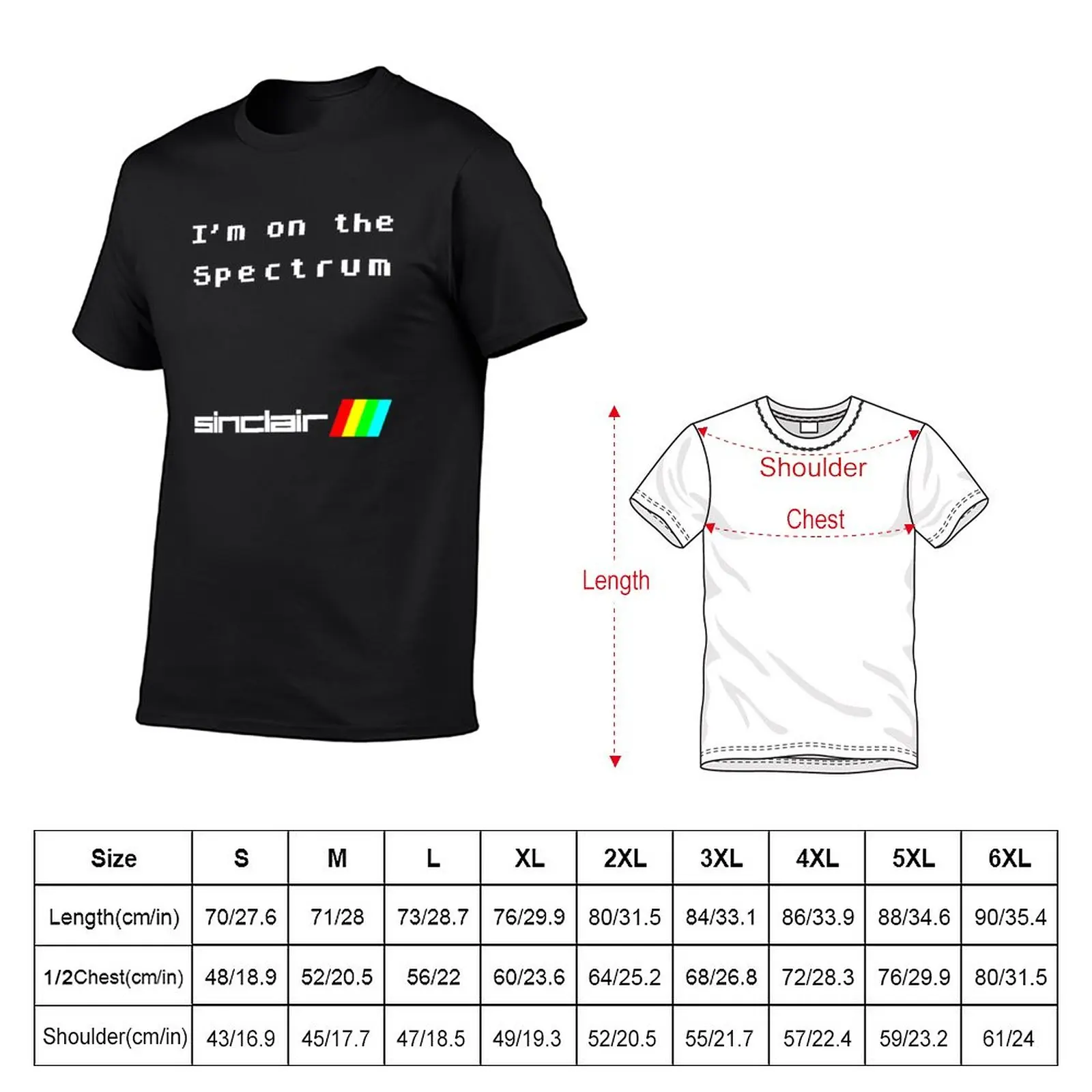 New On The Sinclair Spectrum T-Shirt vintage clothes custom t shirts design your own shirts graphic tees t shirt men