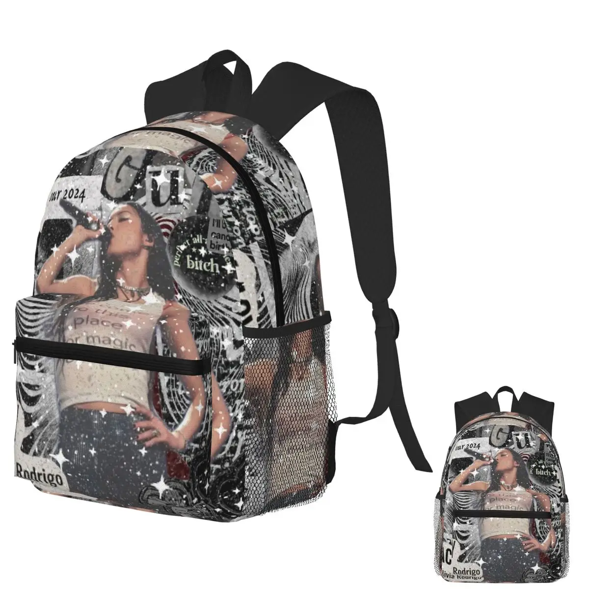 

Olivia Guts Vampire Rodrigos Student Backpack School Bag Hiking Travel Daypack for Boys Girls Fashion Bookbag Shoulder Bags