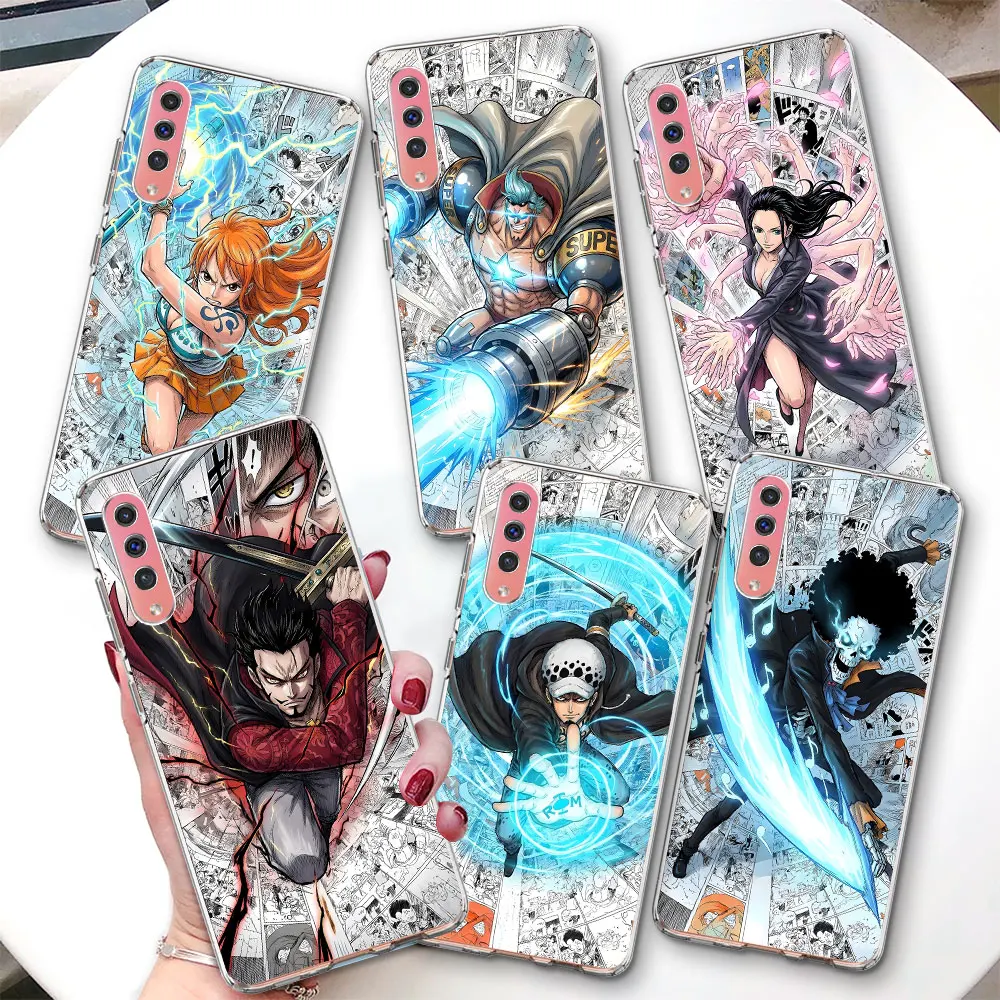 Dracule Mihawk Nico Robin Case for Samsung Galaxy A06 A07 A50 A50s A05s A20 A30 A05 A20s A30s A02s TPU Transparent Phone Cover