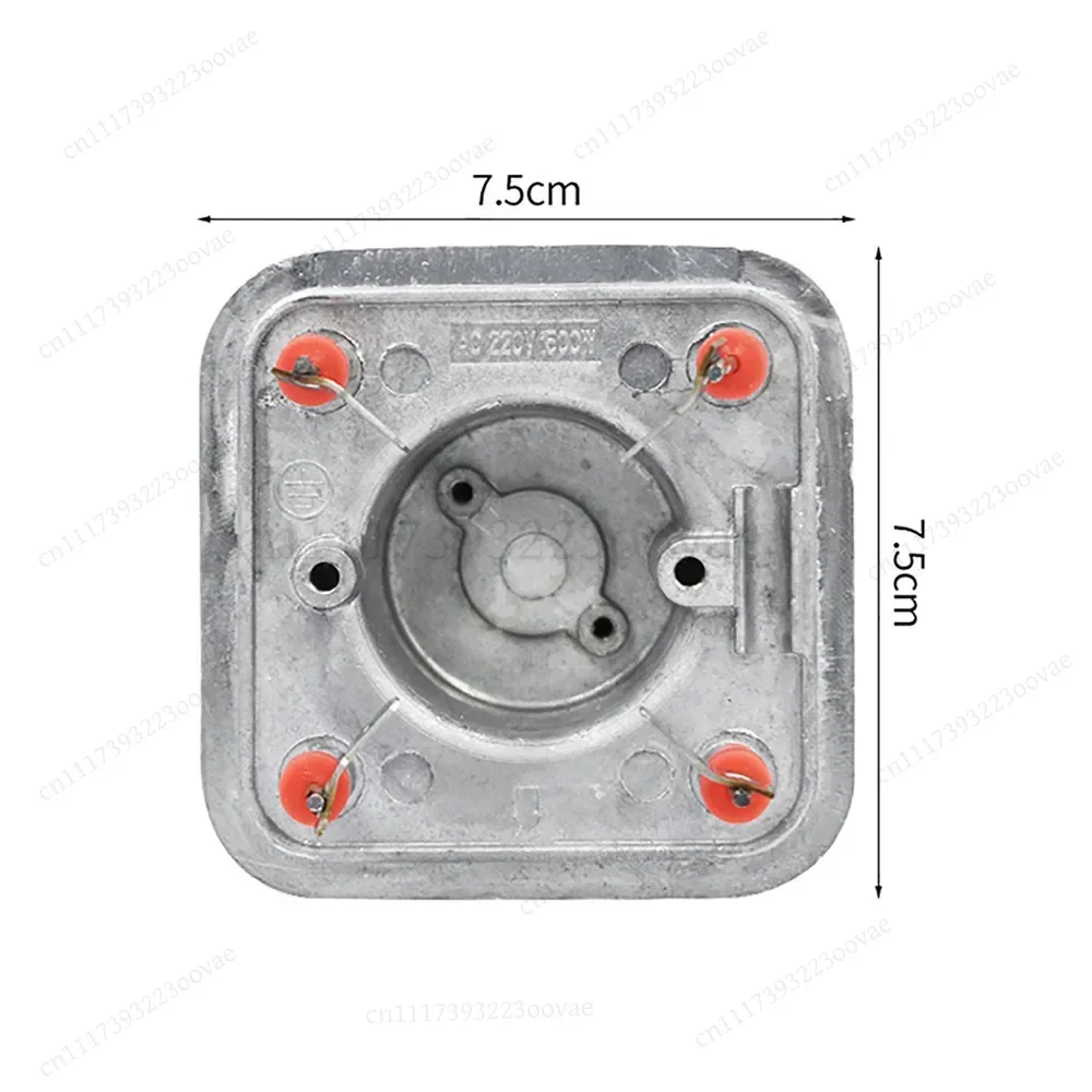 L-Heating Unit 220V 1500W 7.5x7.5cm for Garment Steamer GS28-BJ GS29-BJ, Replacement Part