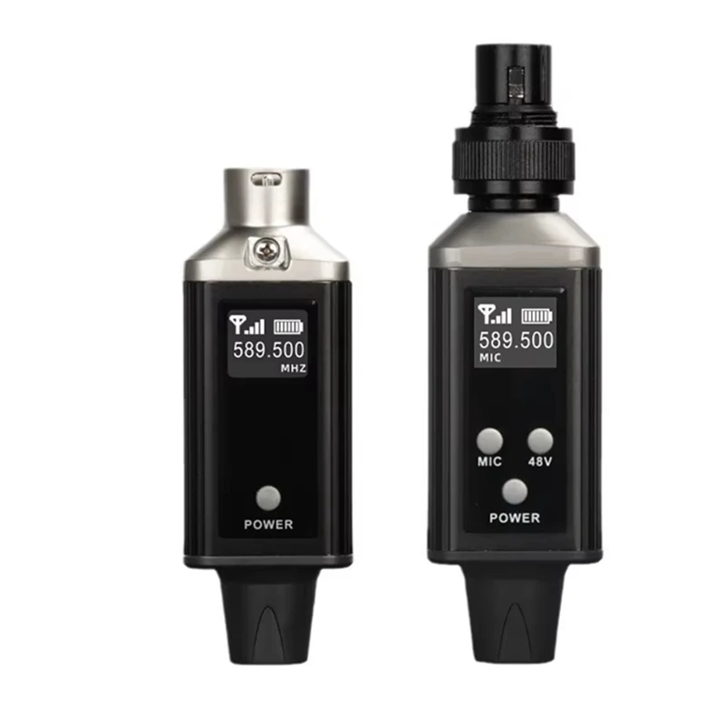 

XB-UHF Wireless Transmission Adapter For XLR Mic Audio Transmitter And Receiver For Microphones, Guitars, Tuners