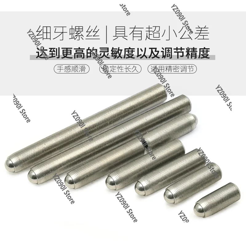 

M4 X 0,25 Прецизионный винт регулировки тонкой резьбы Оптический микрорегулируемый резьбовой стержень Ходовой винт для стабильной производительности