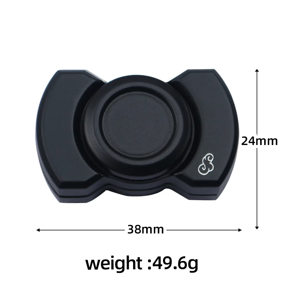 Leuk 3-in-1 spel EDC Fidget Toys Gepersonaliseerde skelet Ghost Fidget Spinner Legering Fidget Slider Stress Release Toy Sound Coin Toy