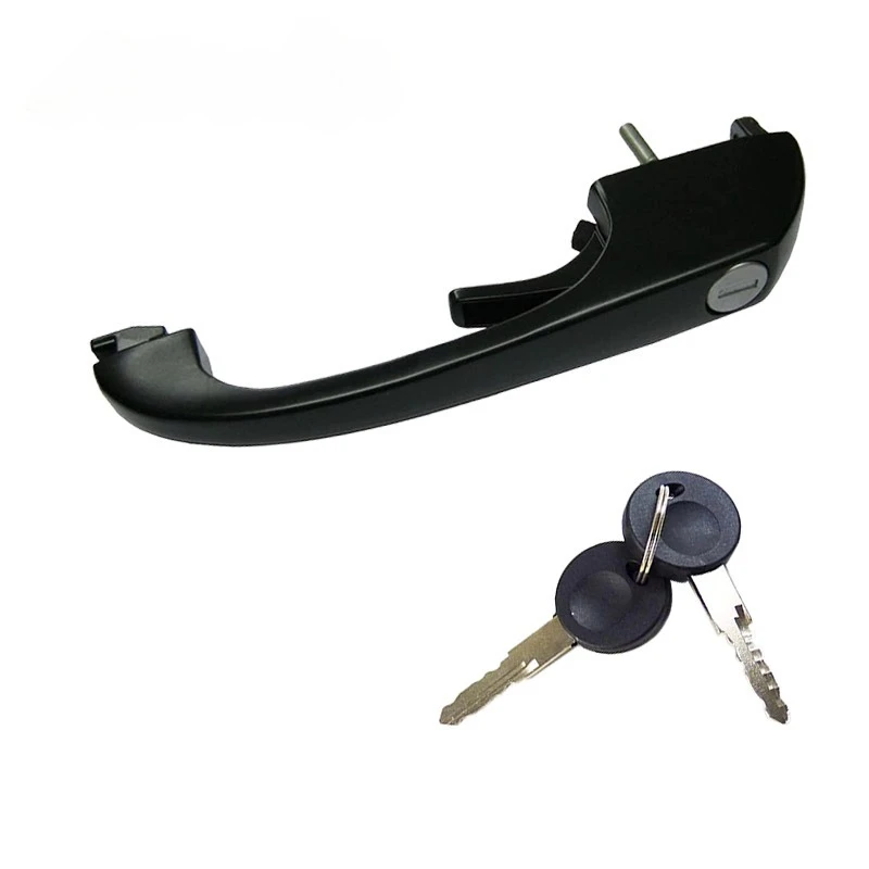 For VW TRANSPORTER III T3 79-92 OUTER LEFT RIGHT FRONT DOOR HANDLE W/ KEYS 251837205