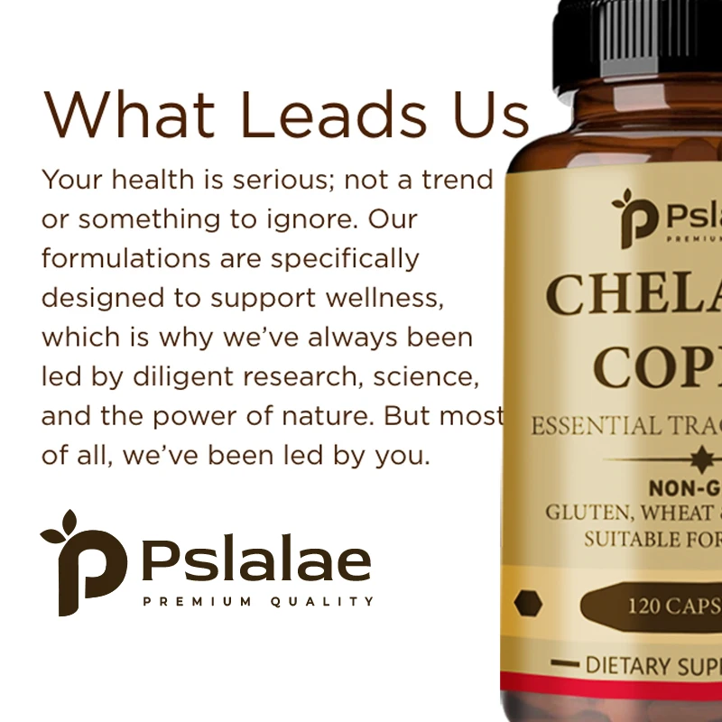 Chelated Copper - Supports Connective Tissue Such As Bones, Skin, Tendons and Cartilage