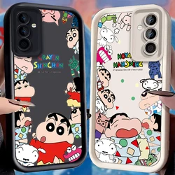 C-Crayon S-ShinChan Case for Samsung Galaxy S24 S23 S22 S21 Ultra Plus S20 FE A54 A53 A52 A52S A51 A50 A50S A34 A33 A32 Cover