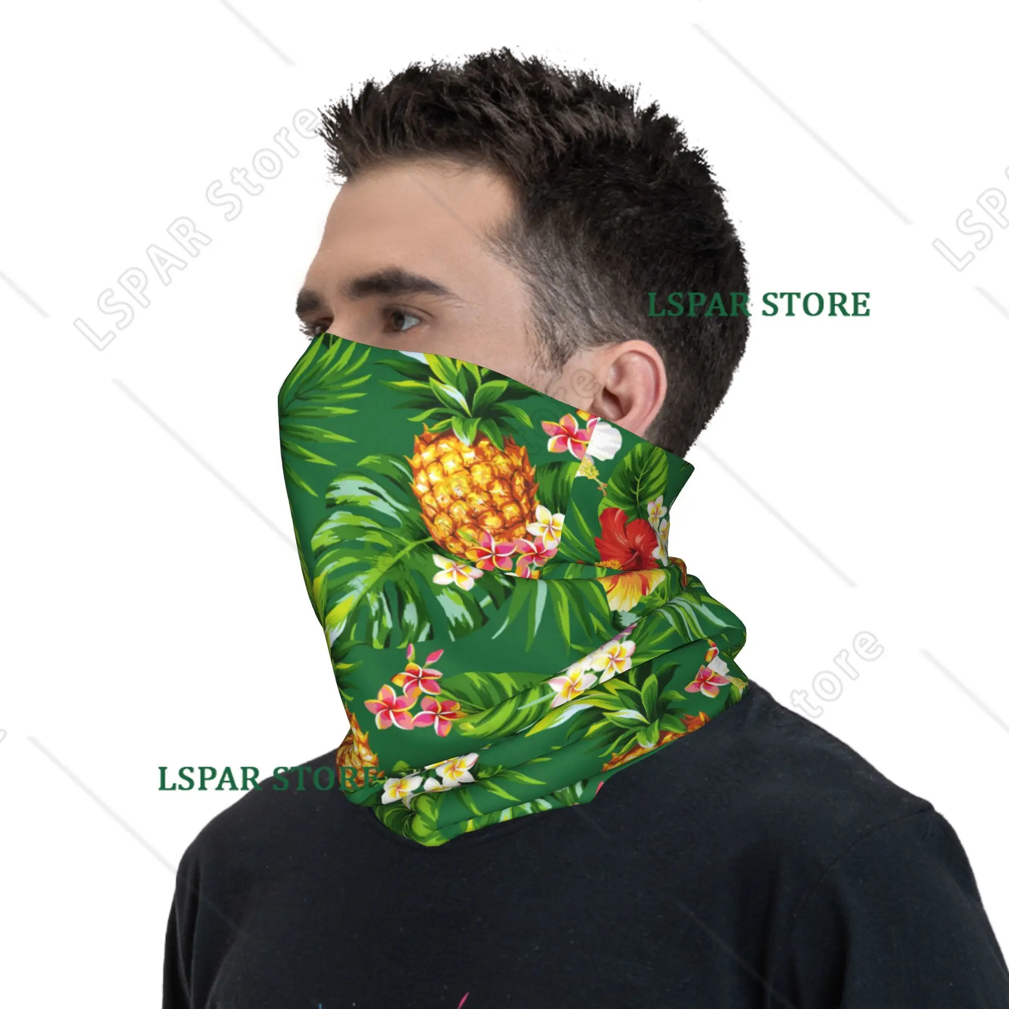 Cute Summer Fruits Watermelon Bandana Neck Gaiter Printed Balaclavas Face Scarf Multi-use Headband Riding Unisex Adult