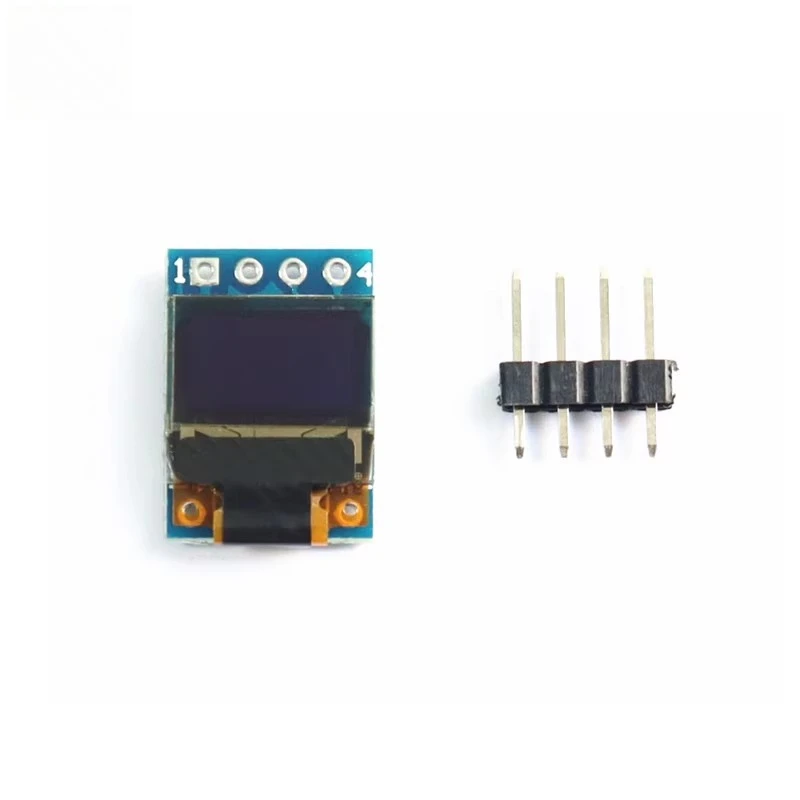 Módulo de exibição OLED de 0,42" 128x64 SSD1306 - Interface SPI/I2C de 4 pinos para projetos DIY Arduino/Raspberry Pi para sistemas integrados