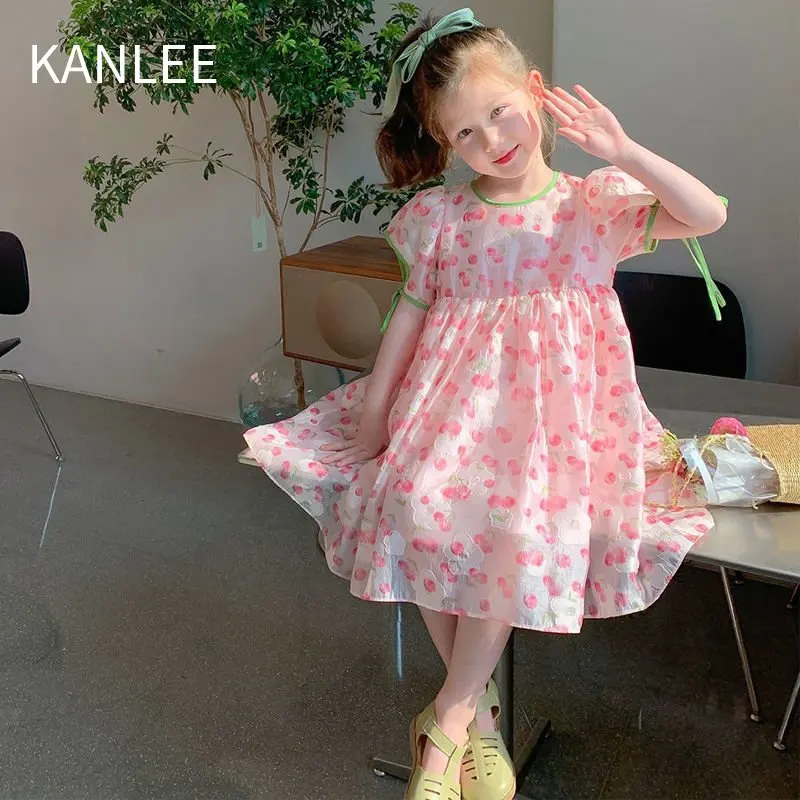 

Girls Summer Clothes 3 4 7 8 Years Kids Casual Dresses Children Girls Outfit Lace Mesh Birthday Party Dress for Girls