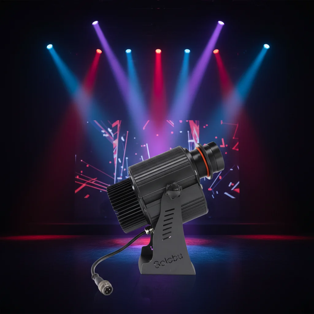Customized 35W 100W 300W Gobo Projector IP68 Waterproof LED Light Source Rating Aluminum Alloy Lamp Body for Advertising Logo