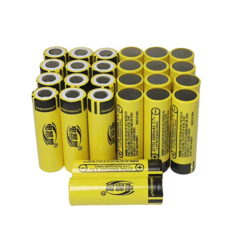 10-300 قطعة جديد 21700 3.7 فولت بطارية قابلة للشحن 5000 مللي أمبير خلية ليثيوم أيون طويلة الأمد للإلكترونيات المحمولة ، حزمة الطاقة للأدوات