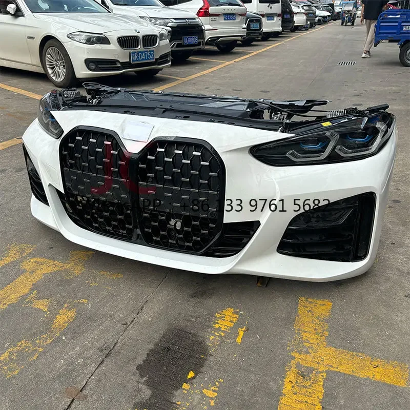 4-Series G26 High Quality Front Bumper Assembly with Radiator Fan Kit & Front Lights Car Bumper Front Kit
