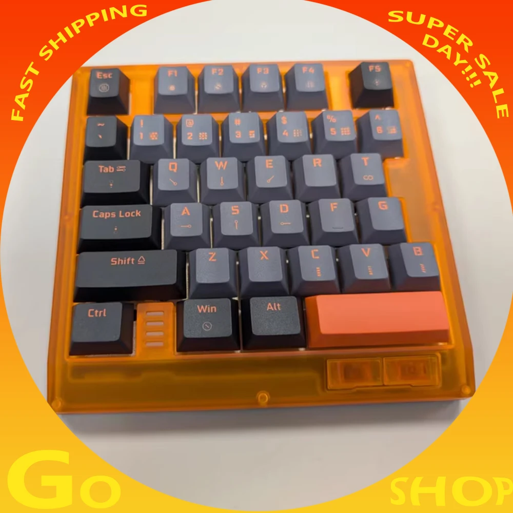 

Teamwalf Hitboy Hk35 Magnetic Switch Keyboard Wired Single Hand Semi Aluminum 8k Rgb Player Gamer Keyboard For Valorant FPS