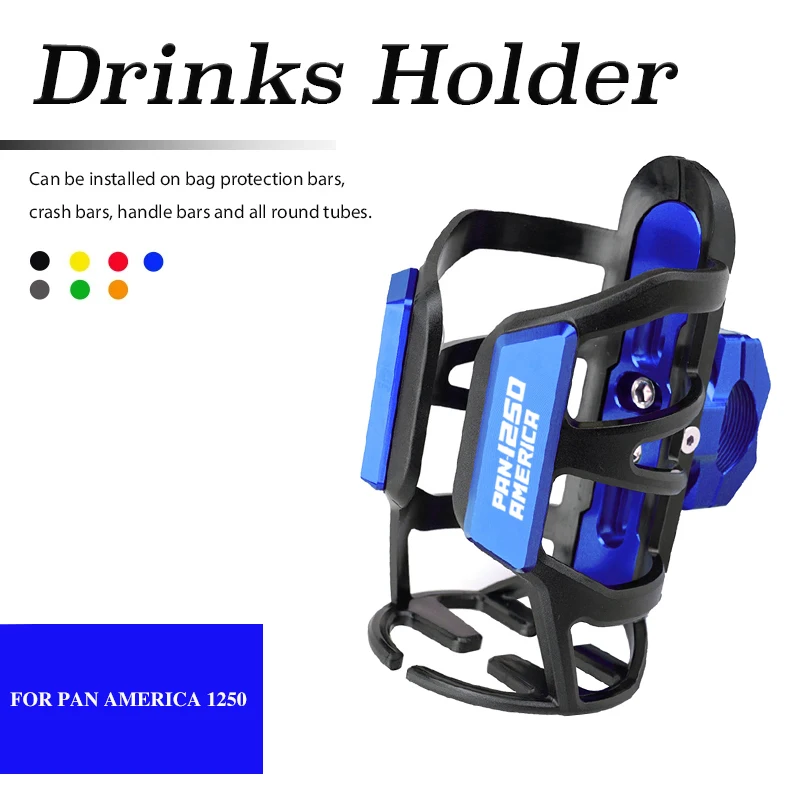 FOR Pan America 1250 America 1250 Special PA 1250 S Motorcycle CNC Beverage Water Bottle Cage Drink Cup Holder Water Cup Holder