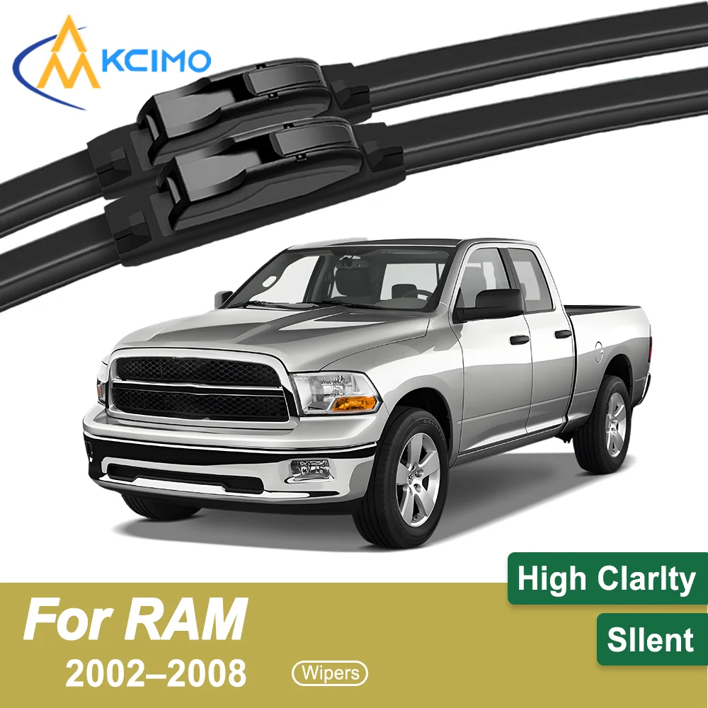 

2-Pack Superior Wiper Blades for RAM pickup DR DH D1 2002–2008 All-Season Durable Quiet Wiping Uninterrupted Visibility