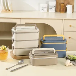 304 stainless steel lunch box multi layer portable Sealed lunch box Large capacity student microwave oven bento food containers