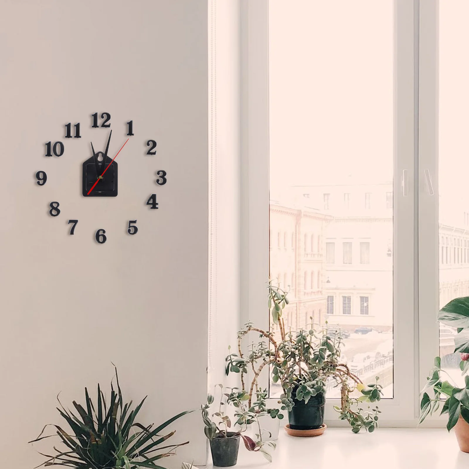 

1 Set Operated Diy Making Replacement Mechanism Kit For Wall Repair Replacement Clock Parts Clock Numbers Hands