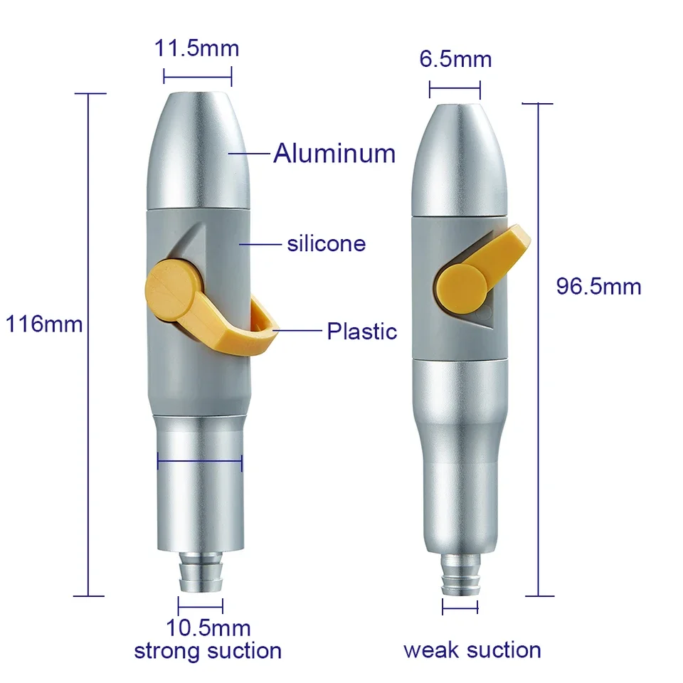 New Type Strong Weak Suction Saliva Swivel Suck Universal Ejector Chair Tool Material Supply