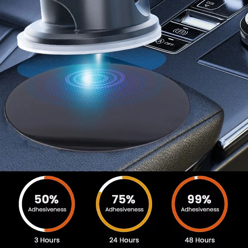 

2PCS Disc Pad Base Mobile Phone Sticker Suction Cup Adhesive Mount Base Car Suction Cup Sticker Disc Camera Mount