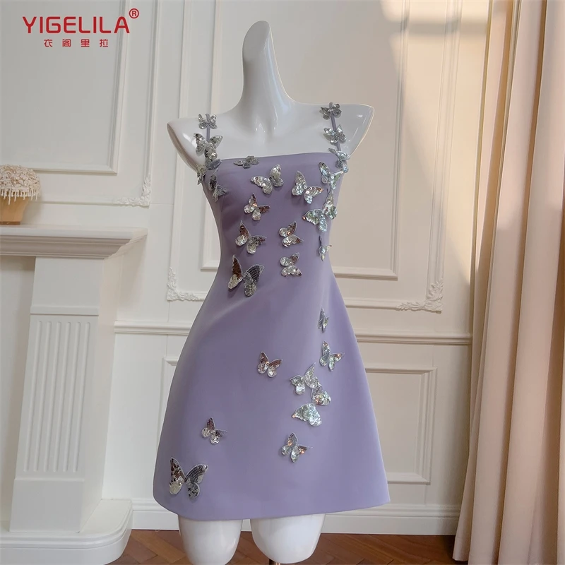 

2025 New Items Fashion Sequin Mini Dresses For Women Elegant Evening Party Dresses Female