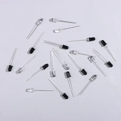 10Pcs/10Pairs 5MM 940NM LEDs Infrared Emitter And IR Receiver Diode Diodes Infrared Emission+Receiver Tube