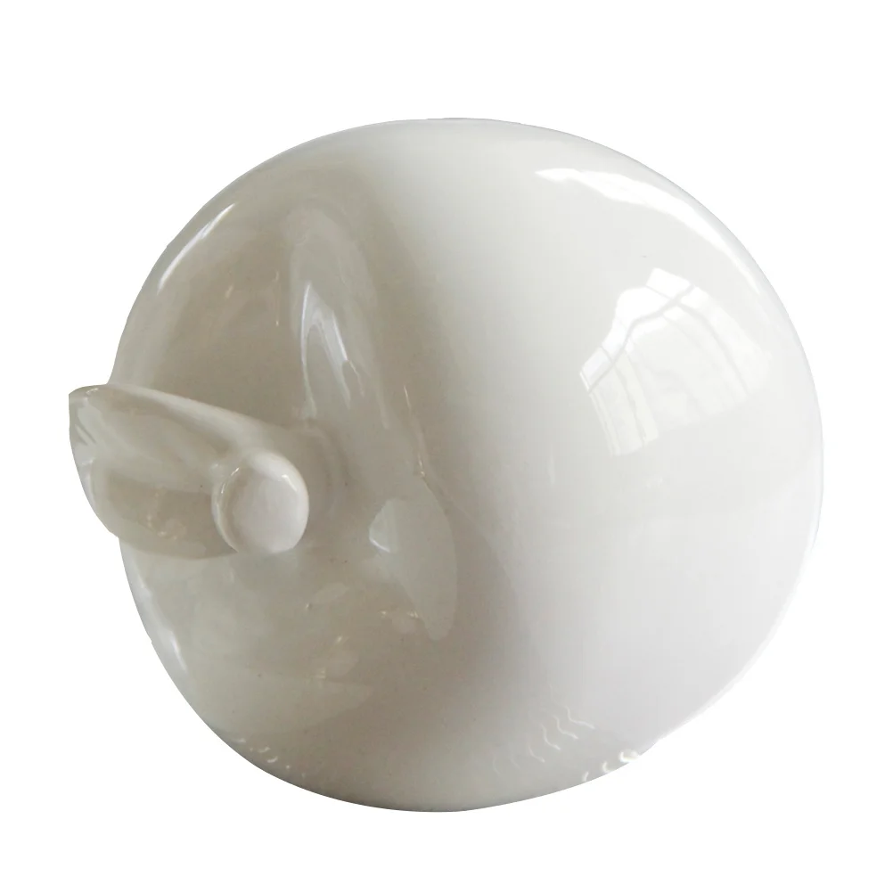 

1Pcs Apple Ceramic Ornament Premium Porcelain Xmas Home Decor Tabletop Decoration Creative Xmas Party Prop Ceramic Ornament