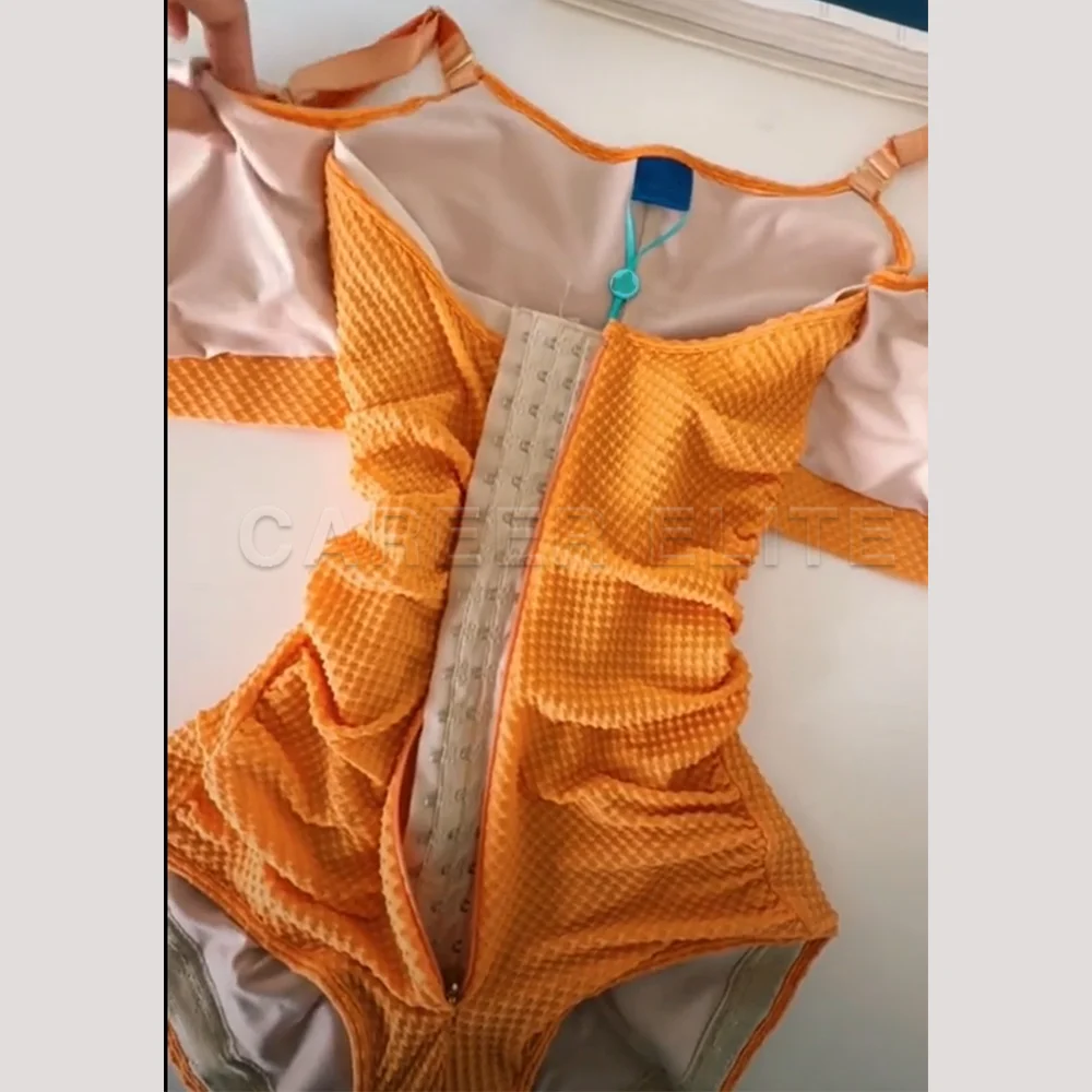 Fajas Combianas Shapewear Bodysuits Reducing and Shapers Tummy Control Comfortable Fabric Slimming Thongs Underwear with Hooks