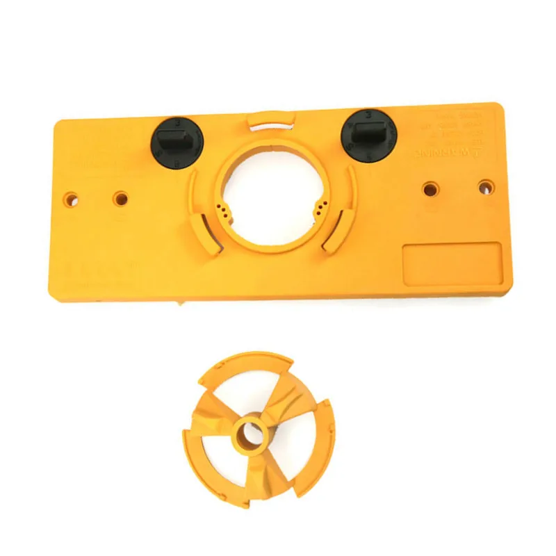 Verborgen 35Mm Luifel Stijl Scharnier Jig Boor Gat Gids + Hout Cutter Bit Carpenter Diy Houtbewerking Gereedschap