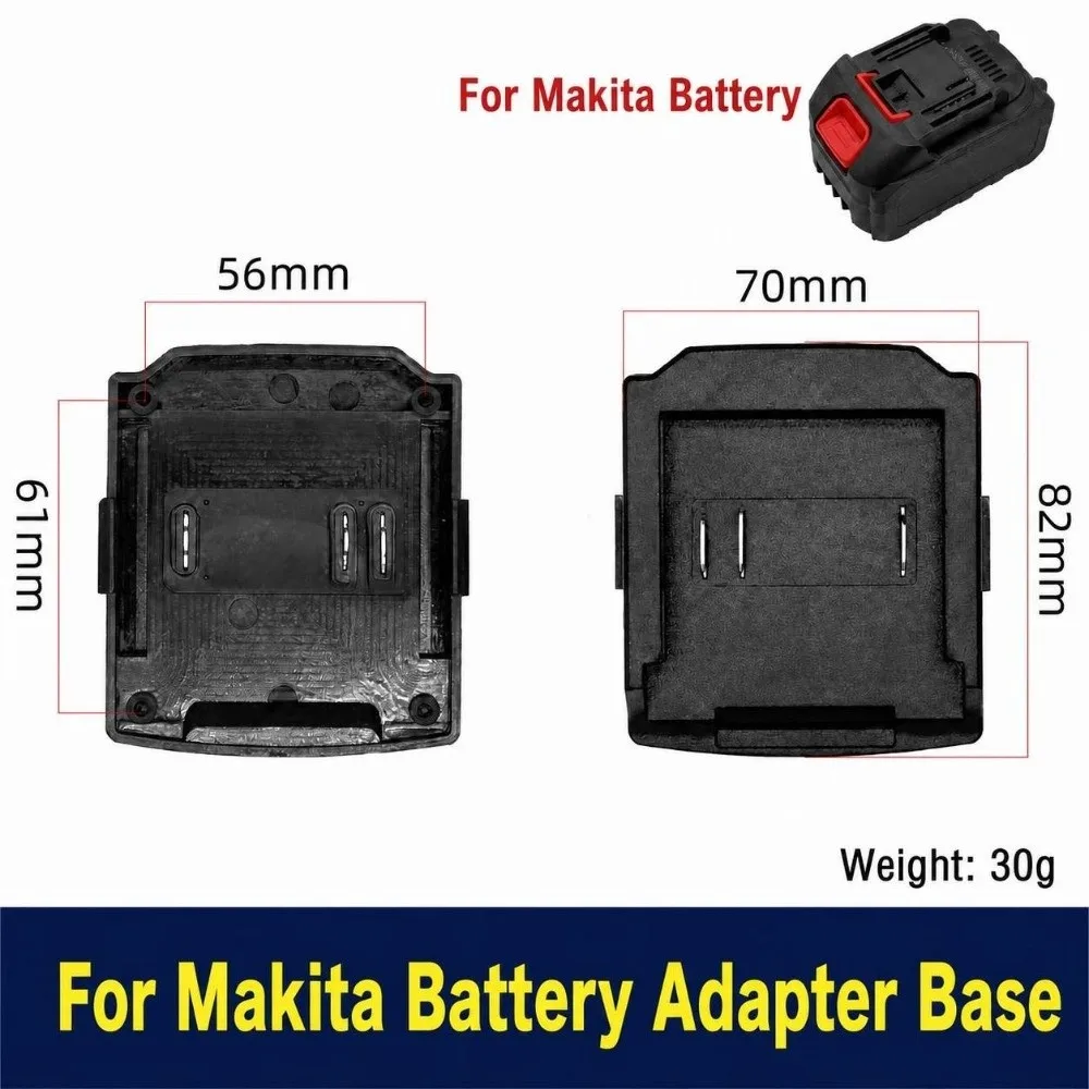 With Wire Battery Adapter Plastic Housing Terminal Contact Power Output Base Back Hole Battery Connector for Makita Battery