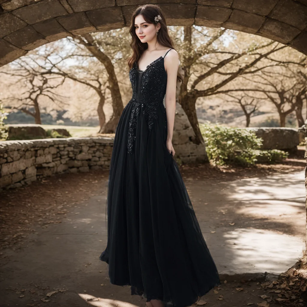 Customized Black Long Elegant Evening Dresses V-Neck Tulle Beads Party Gowns Prom Wedding A-Line Dress For Woman Vestidos