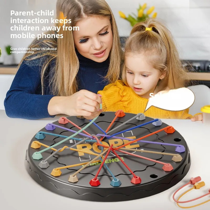 

Rope-solving big battle board game toys Children's educational logical thinking development Parent-child interaction