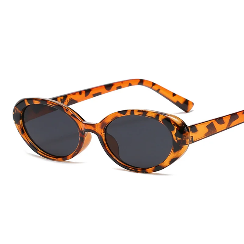 Sexy Vintage Oval Sunglasses Woman Brand Designer Shades Mirror Sun Glasses Retro Small Frame Black Oculos De Sol Feminino  image 3
